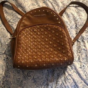 Michael Kors brown Backpack